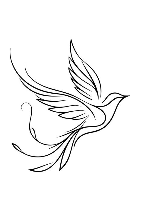 Pigeon Minimalist Line Art Peace Dove Tattoos, Pigeon Tattoo, Symbols Of Peace, Dove Drawing, Peace Logo, Dove Tattoos, White Pigeon, Symbol Drawing, Dove Tattoo