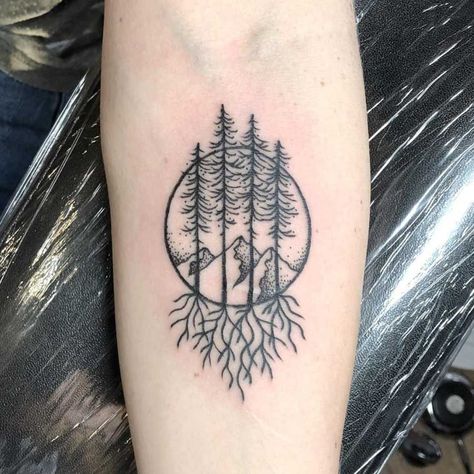 Tattoos Of Trees, Ant Tattoo, Hanuman Tattoo, Roots Tattoo, Tattoos For Moms, Cactus Tattoo, Tree Of Life Symbol, Matching Sister Tattoos, Hand And Finger Tattoos