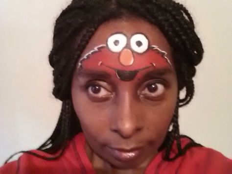 Elmo Face Paint, Elmo Face, Face Painting Easy, Face Painting, Face Paint, Carnival Face Paint, Carnival, Paint