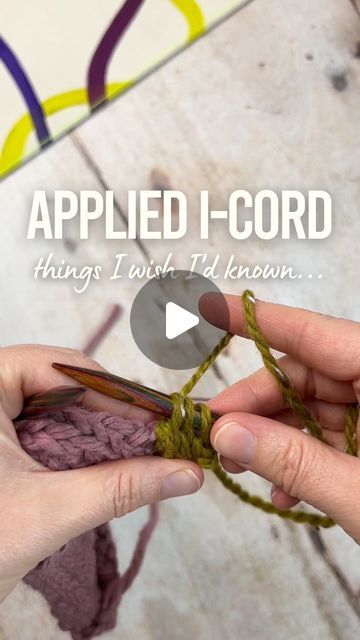 This is Knit | Family-Run Yarn Shop in Dublin, Ireland on Instagram: "The Applied I-Cord tutorial had everyone buzzing in our recent workshop, so we knew we had to bring back the magic for all of you to join in! 🌟 

Trust me, It’s easier than it looks!  Will you give this technique a go? 👇

#askthisisknit #beginnerknitter #knittinghacks #howtoknit #knittingtips #thisisknit #knitwithTIK" I Cord Knitting, Knitting Hacks, 50k Views, Knitting Tips, Knit Edge, Knitting Instructions, I Cord, Youtube Live, 10k Views