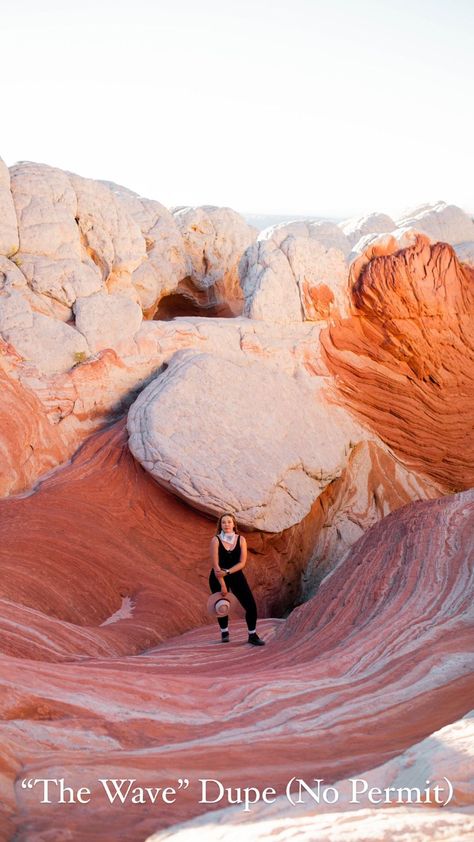 The Wave Arizona dupe that doesn’t require a hiking permit 🤯: [SAVE & SHARE] 📍White Pocket, Arizona You may have heard about The Wave… | Instagram The Wave Arizona, The Wave, Places To Go, Arizona, Hiking, Travel, White, Instagram