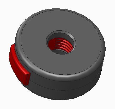 Quick+release+nut+for+cymbal+by+bencina. 3d Tiskárna, Useful 3d Prints, 3d Print Design, Cnc Software, 3d Printer Designs, Joinery Details, 3d Printing Diy, 3d Printer Projects, 3d Printing Ideas