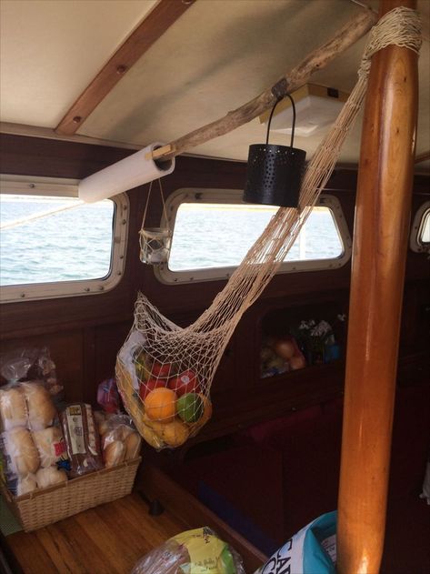 Living On Boat, Living On A Sailboat Aesthetic, Sailboat Life Aesthetic, Sailboat Living Aesthetic, Living On Sailboat, Sailing Astetic, Sail Boat Interiors, Sailboat Living Boat Life, Sailing Boat Aesthetic