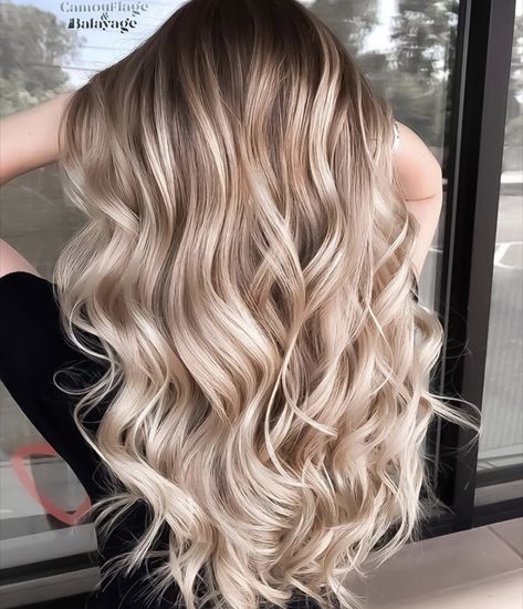 Winter Highlights For Blondes, Neutral Blonde Hair, Blonde Inspiration, Champagne Blonde Hair, Hair Doos, Perfect Blonde Hair, Mom Hair, Summer Blonde Hair, Neutral Blonde