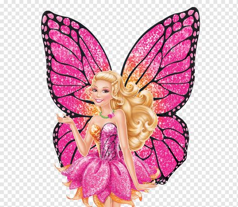 Mariposa And The Fairy Princess, Barbie Png, Disney Princess Png, Fairy Cartoon, Barbie Silhouette, Fiesta Mickey Mouse, Barbie Party Decorations, Princess Illustration, Barbie Fairy