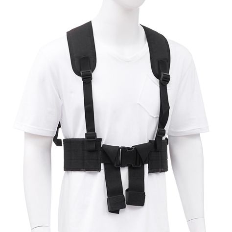 Buy Tactical Harness Waist Battle Belt Suspenders Hunting Molle Vest Chest Rig at affordable prices — free shipping, real reviews with photos — Joom Battle Belt, Chevron Pants, Chevron Skirt, Tactical Vest, Paintball, Outerwear Vest, Sweater Dress Midi, Outerwear Coats, Waist Belt