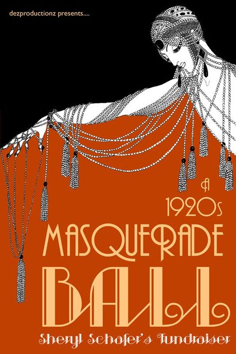 1920's masquerade balls | Found on people.tribe.net Masquerade Ball Party Ideas, 1920s Masquerade, 1920s Inspired Makeup, Masquerade Aesthetic, Prom Posters, Vintage Halloween Cards, Masquerade Ball Party, Ball Aesthetic, New Year Art