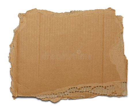 Ripped Cardboard royalty free stock image Ripped Paper Drawing, Cardboard Background, Collage Elements, Material Research, Pizza Box, Corrugated Cardboard, Paper Drawing, White Image, Brand Identity