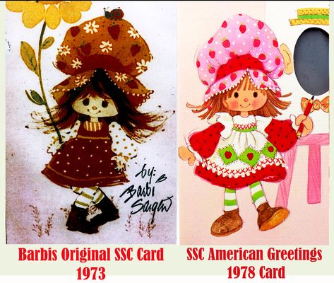 Barbi Sargent the Creator of Strawberry Shortcake - VINTAGE SHORTCAKE EPHEMERA Strawberry Shortcake Character, Berry Shortcake, Strawberry Shortcake Cartoon, Strawberry Shortcake Characters, Berry Plants, Big Eyes Art, Vintage Strawberry Shortcake, American Greetings, Make New Friends