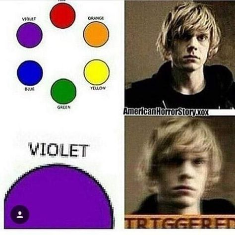 Ahs Memes Funny, American Horror Story Tattoo, Ahs Funny, American Horror Story Memes, American Horror Story Funny, Ahs Cast, Tate And Violet, American Horror Story 3, Tate Langdon