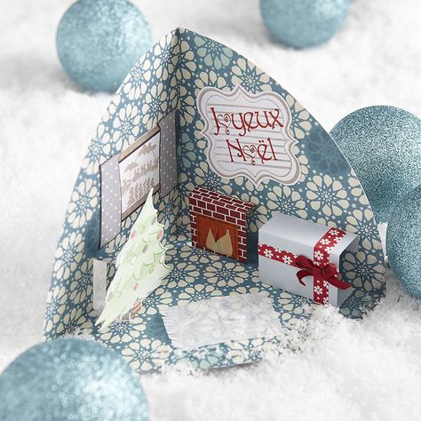 Une carte de Noël pop-up ! - Marie Claire Boxed Christmas Cards, Handmade Card Making, Noel Diy, Interactive Cards, Navidad Christmas, Diy Christmas Cards, Scrap Paper, Pop Up Cards, Scrapbook Paper Crafts