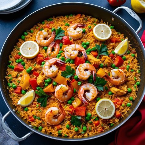 🇪🇸Taste the Joy of Spain: A Hearty Spanish Paella for Every Gathering 😋 Enjoy your Spanish Paella! 📄Ingredients in first comment.  #paella #spanishfood #spanish #paellalovers #food #foodporn Spanish Food Spain, Rich Things, Spanish Paella, Spanish Food, Traditional Food, Spain, Quick Saves