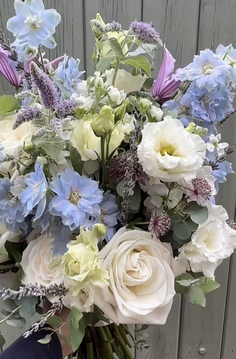 Lavender And Blue Wedding, Lavender Wedding Flowers, Lavender Wedding, Wedding Flowers, Lavender, Flowers