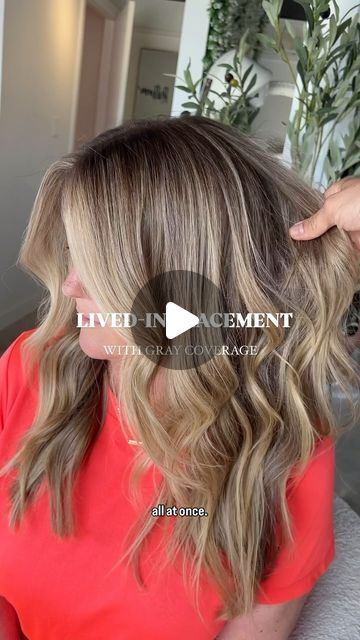 Laura•Lived In Hair•Extensions•Education on Instagram: "⏳TIME IS MONEY!!!  And more importantly I’m not waiting for a root color to process and then try to lighten through it.  WORK SMARTER NOT HARDER!!  ➡️ Lived-In placement in minimal foils. ➡️ Whip those roots on in-between  foils. ➡️ Process all at once & gloss.  💡 BONUS TIP: used @ruskhaircare RUSKIN10 10minute color so those highlights don’t sit too long!   #ruskhaircare #ruskcolor #ruskin10 #livedinhair #livedinblonde #greycoverage #graycoverage @cosmoprofbeauty @behindthechair_com @thebtcteam @hairbrained_official @modernsalon @beautylaunchpad" Lived In Hair, Root Color, Seas The Day, Work Smarter Not Harder, Smarter Not Harder, Time Is Money, Gray Coverage, Instagram Time, In Between