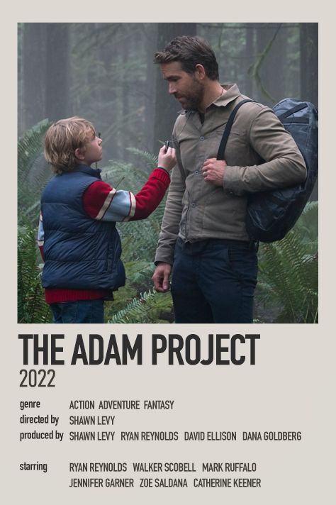 Adventure Land Movie, Adam Project Movie, The Adam Project, Movie Poster Project, Shawn Levy, Adam Project, Movie Recs, Adams Movie, Adam Reed