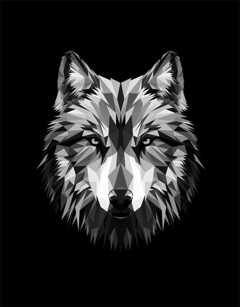 Poly Drawing, Mom Painting, Abstract Wolf, Nice Wallpaper, Wolf Husky, Snow Wolf, Wolf Silhouette, Wolf Face, Desktop Background Pictures