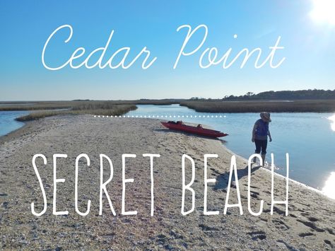 Cedar Island North Carolina, Ocean Isle Beach Nc, Kure Beach Nc, Cedar Cove, Nc Beaches, Cedar Point, Secret Beach, Travel Goals, North Carolina