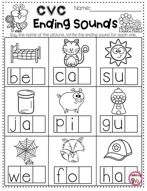 Browse over 17000+ different graphic Worksheet And Teaching Materials. Windows, Mac, Linux. Licence included with all files. #worksheet #printable #teachingmaterial Ending Sounds Worksheets Free Preschool, Diy Preschool Worksheets, What Should Kindergarteners Learn, Ending Sounds Worksheets Free Kindergarten, Final Sounds Kindergarten, Phonics Practice Kindergarten, Sight Word For Preschool, Kindergarten Learn To Read Activities, Spelling Activities For Preschoolers