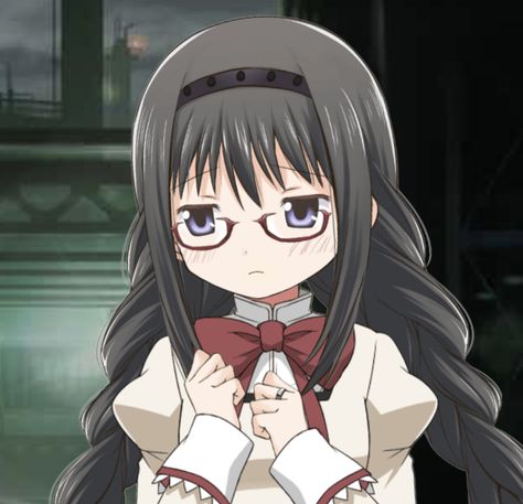 Homura Akemi Icon, Fem Dazai, Black Hair Pfp, Madoka Magica Homura, Hair Pfp, Akemi Homura, Mahō Shōjo Madoka Magica, Homura Akemi, Pfp Discord