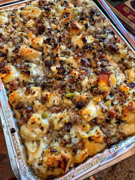 Best Thanksgiving Stuffing, Traditional Stuffing Recipe, Best Stuffing Recipe, Best Stuffing, Bread Dumplings, Thanksgiving Food Sides, Stuffing Recipes For Thanksgiving, Stuffing Ingredients, Best Thanksgiving Recipes