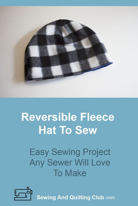 Fleece Hat Diy, Fleece Hat Tutorial, Kids Fleece Hats, Fall Sewing Patterns, Fleece Sewing, Fleece Hat Pattern, Fleece Sewing Projects, Sewing Patterns Free Beginner, Fleece Crafts