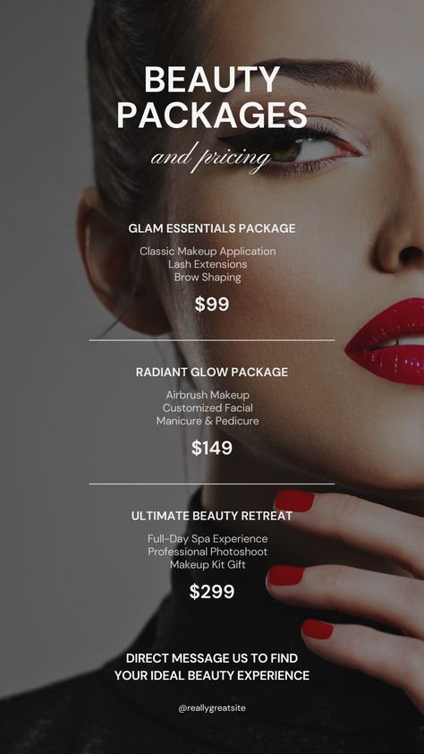 Use this template for your project. Follow me on Canva: https://www.canva.com/p/ok-templates/ #instagram #story #template #canva #beauty Makeup Design Poster, Academia Makeup, Artist Career, Peacock Makeup, Skincare Design, Beauty Template, Instagram Makeup Artist, Free Social Media Templates, Red Minimalist