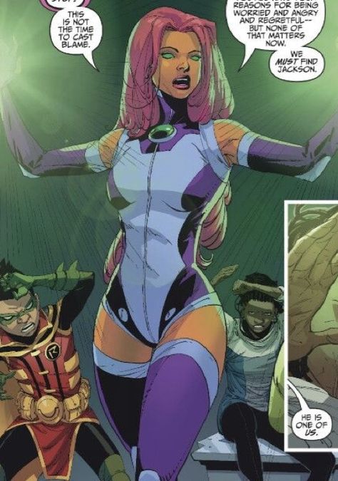 Dc Comic Female Characters, Star Fire Dc Comics, Starfire Hero Outfit, Comic Book Starfire, Starfire Costume Design, Star Fire Outfit Ideas, Star Fire 1980, Modern Starfire Outfit, Starfire Aesthetic Outfit