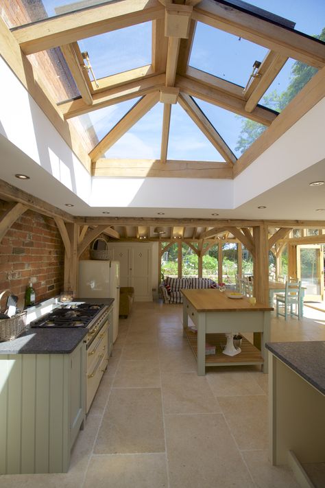 Conservatory Windows, Windows Ideas, Room Extensions, Cottage Kitchens, Kitchen And Dining Room, Kitchen Extension, House Extensions, Counter Tops, House Goals