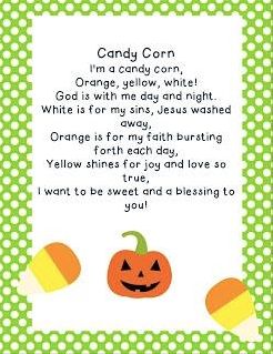 The Candy Corn Gospel! Share this with your friends and family today! #LetYourLightShine Poem Template, Christian Halloween, Childrens Sermons, Children's Church Crafts, Children Church, Sunday School Kids, Preschool Bible, Sunday School Activities, Fall Preschool