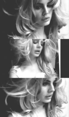 Lana Del Rey, A Woman, Blonde, Black And White, Tumblr, Hair, White, Black