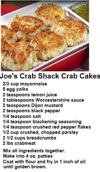 Crab Cake Recipes, Crab Dishes, Crab Shack, Crab Recipes, Seafood Dinner, Idee Pasto Sano, Crab Cakes, Mahi Mahi, Fish Dishes