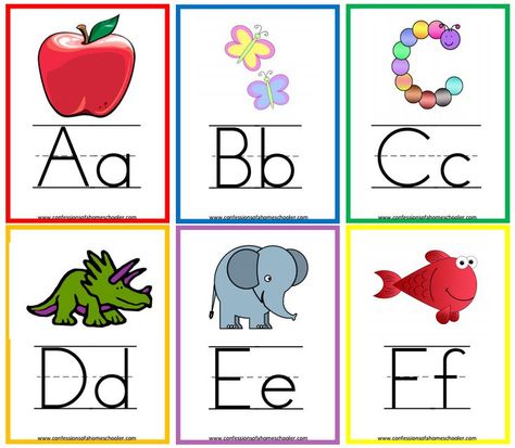 13 Sets of Free, Printable Alphabet Flash Cards for Preschoolers: Confessions of a Homeschooler's Printable Alphabet Flash Cards Printable Alphabet Flashcards, Alphabet Flash Cards Printable, Flash Card Template, Free Printable Alphabet, Letter Flashcards, Alphabet Flash Cards, Abc Flashcards, Free Printable Flash Cards, Abc Printables