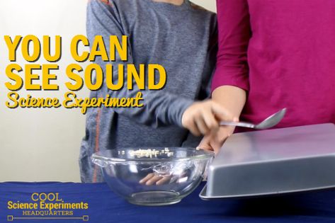 Science Experiments Sound Experiments, Kindergarten Stem, Sound Science, 1st Grade Science, First Grade Science, 8th Grade Science, Science Club, 4th Grade Science, Kid Experiments