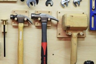 Tool Wall Storage, Hammer Holder, Tool Wall, Jet Woodworking Tools, Space Organization, Workshop Garage, Woodworking Chair, Woodworking Lathe, Woodworking Bed