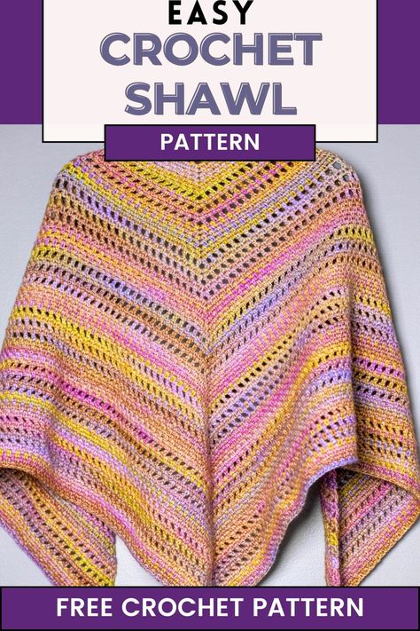 Willow Crochet Shawl Pattern Crochet Prayer Shawls Free Pattern Easy, Caron Blossom Cakes, Easy Crochet Triangle, Triangle Shawl Crochet Pattern Free, Easy Crochet Shawl Pattern, Triangle Shawl Pattern, Prayer Shawl Crochet Pattern, Easy Crochet Shawl, Crochet Shawl Patterns