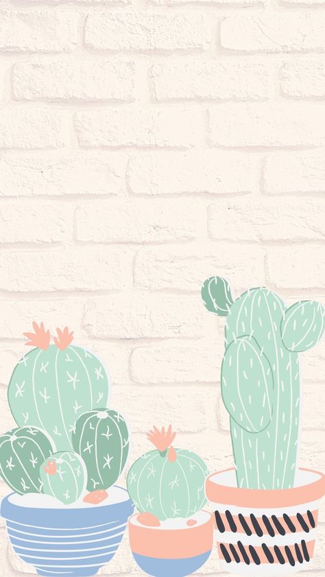 Cactus Aesthetic Wallpaper, Cactus Wallpaper Aesthetic, Waves Wallpaper Iphone, Android Wallpaper Dark, Mandala Wallpaper, Flower Drawing Tutorials, Iphone Wallpaper Kawaii, Waves Wallpaper, Simple Iphone Wallpaper