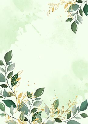 Leaves Watercolor Background, Logo Leaves Design, Pista Green Background, Gold Leaves Painting, Floral Background Green, Pngtree Background, Green Floral Watercolor, Green Watercolor Background, Plants Background