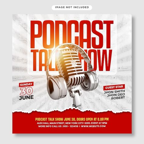 Register Now Poster Design, Talk Show Flyer Design, Podcast Design Ideas, Podcast Flyer Design, Podcast Design, Show Flyer, Church Backgrounds, Podcast Cover, Graphic Design Tutorials Learning