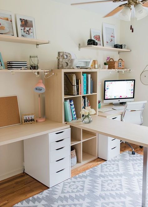 Homework Room, Study Area, Office Layout, Office Crafts, Craft Room Office, Design Del Prodotto, Home Office Space, Home Office Organization, Office Room