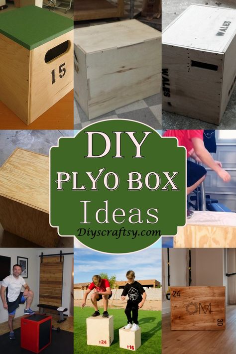 Diy Plyo Box, Homemade Gym Equipment, Diy Gym Equipment, Skil Saw, Crossfit Box, Plyo Box, Diy Workout, Diy Gym, Plyometric Workout