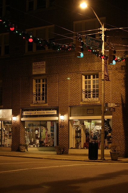 Sanford NC | Nighttime in Sanford, NC's Historic District Sanford Nc, Lee County, Small Town Girl, Historic District, Small Towns, Night Time, Great Places, Places Ive Been, At Night