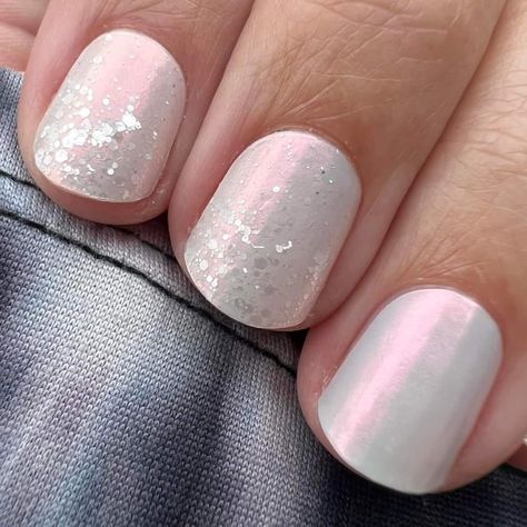 Glazed Over Color Street, Glazed Doughnut, Nail Color Combos, Basic Nails, Street Nails, Neutral Nails, Color Street Nails, Over The Moon, Color Street