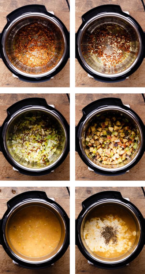 Vegan Instant Pot Little Potato & Corn Chowder Vegan Chowder, Vegan Instant Pot, Stews Recipes, Potato Corn Chowder, Coconut Curry Soup, Vegan Instant Pot Recipes, Loaded Baked Potato Soup, Potato Leek Soup, Vegan Lunches