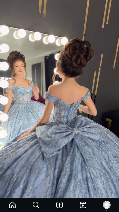 Moda2000 Quince Dresses, Light Blue Quince Dresses, Quinceanera Dance, Filipino Debut, Sweet 16 Party Dress, Light Blue Quinceanera Dresses, Baby Blue Quinceanera, Quinceanera Dances, Cinderella Quinceanera