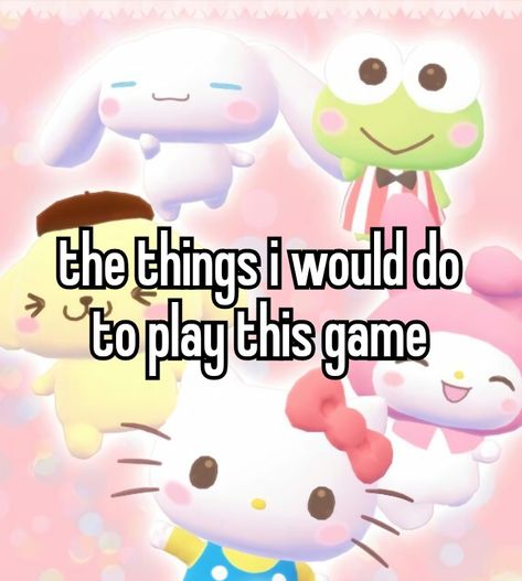 whisper hello kitty sanrio my melody kuromi pompompurin cinnamoroll keroppi Cute Games To Play, Sanrio Games, Hello Kitty Games, Come Play With Me, Secret Websites, Sanrio Stuff, Go Back In Time, Now Playing, Childhood Games