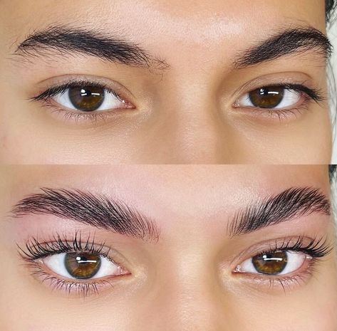 Lash Lift Aesthetic Photo, Lash Lift Inspiration, Natural Lash Lift And Tint, Natural Lash Lift, Lift And Laminate Eyelash, Eyebrow Lift, Side Curls, Beauty Eyebrow, Eyelash Lift