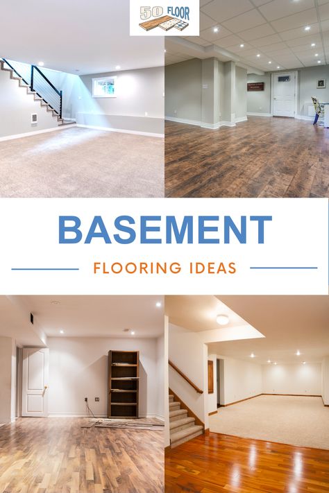 Best Basement Flooring Options, Basement Flooring Ideas Waterproof, Laminate Wood Flooring Basement, Flooring For Basement Floors, Laminate Basement Flooring, Finished Basement Flooring, Basement Tile Floor Ideas, Basement Trends, Best Basement Flooring