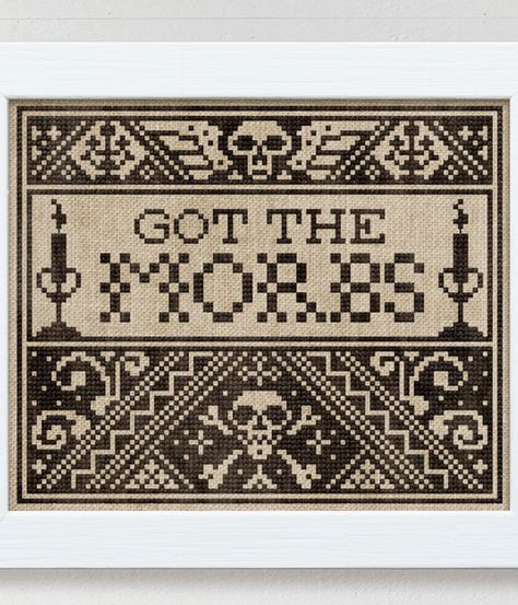 DARK CROSSES – Modern Folk Embroidery Victorian Slang, Modern Folk Embroidery, Modern Folk, Halloween Cross Stitch Patterns, Mill Hill Beads, Blackwork Embroidery, Pixel Pattern, Folk Embroidery, Cross Stitch Fabric