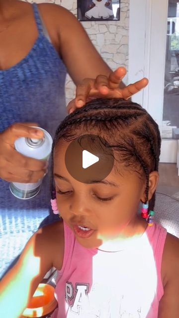 Kid Braid Styles Natural Hair Easy, 4c Toddler Hairstyles Short, Braids For Short Hair Kids, Flat Twist Hairstyles For Kids, Toddler Braided Hairstyles Short Hair, Toddler Cornrows, Cute Toddler Hairstyles Black, Kids Hairstyles Black Natural Hair, Simple Toddler Braid Styles