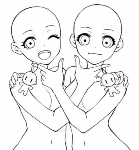 Anime Base Couple, Human Base Drawing, Base Anime, Manga Drawing Tutorials, Body Base Drawing, Hand Drawing Reference, Creative Drawing Prompts, Drawings Of Friends, Sketches Tutorial